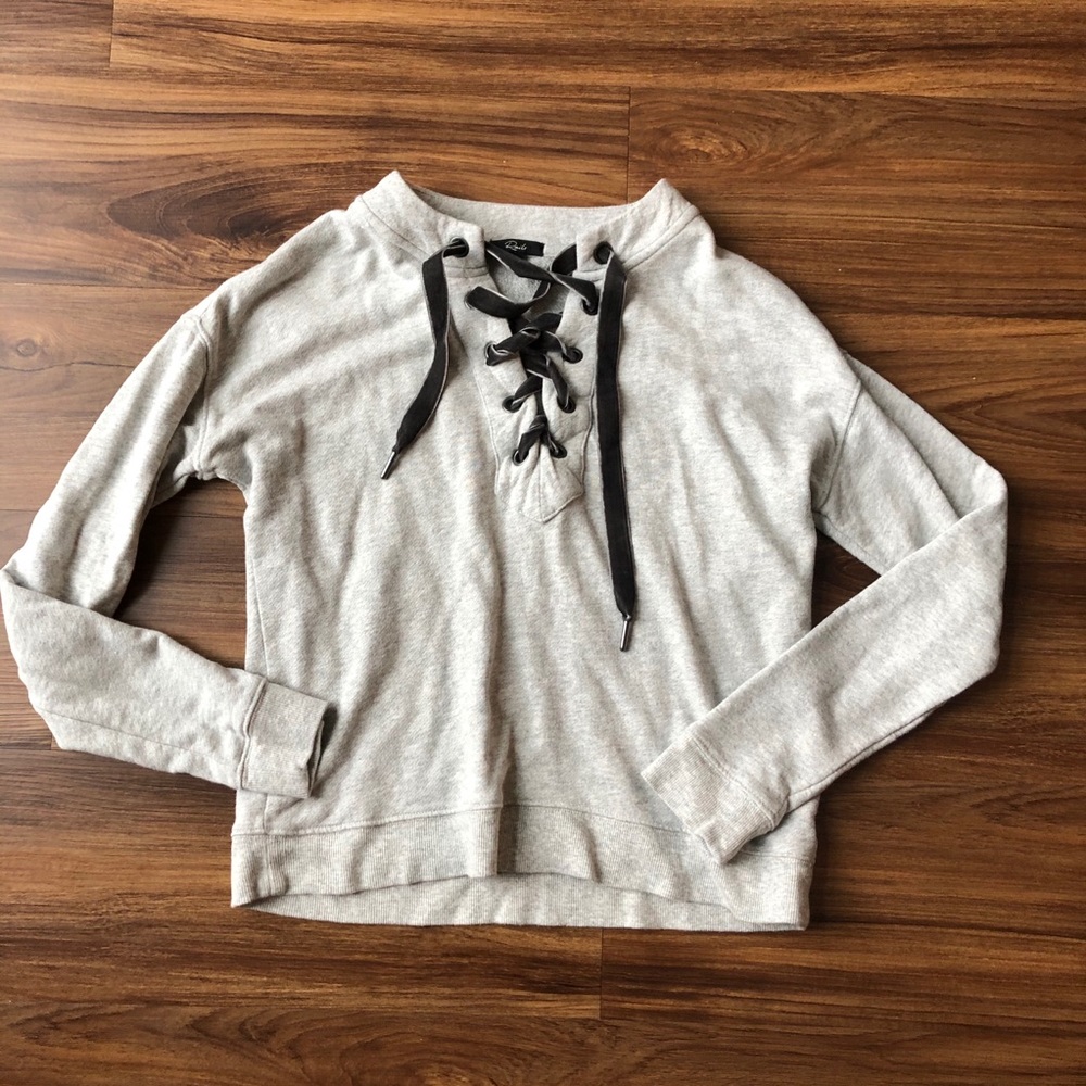 Rails Ryan Pullover Sweater Heather Gray